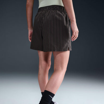 Nike Sportswear Chill Poplin Women's Striped Shorts Black