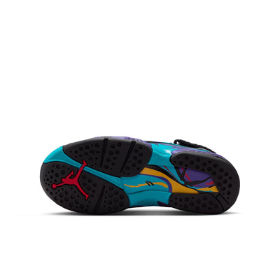 Air Jordan 8 Retro Big Kids' Shoes Black/Multi Color-Multi Color