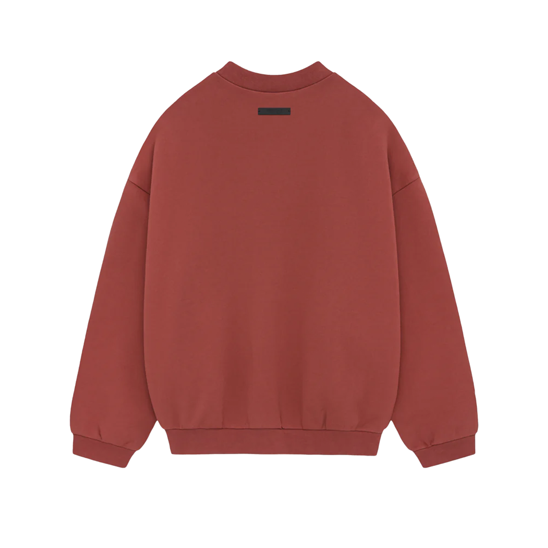 Fear of God Essentials Fleece Crewneck Crimson