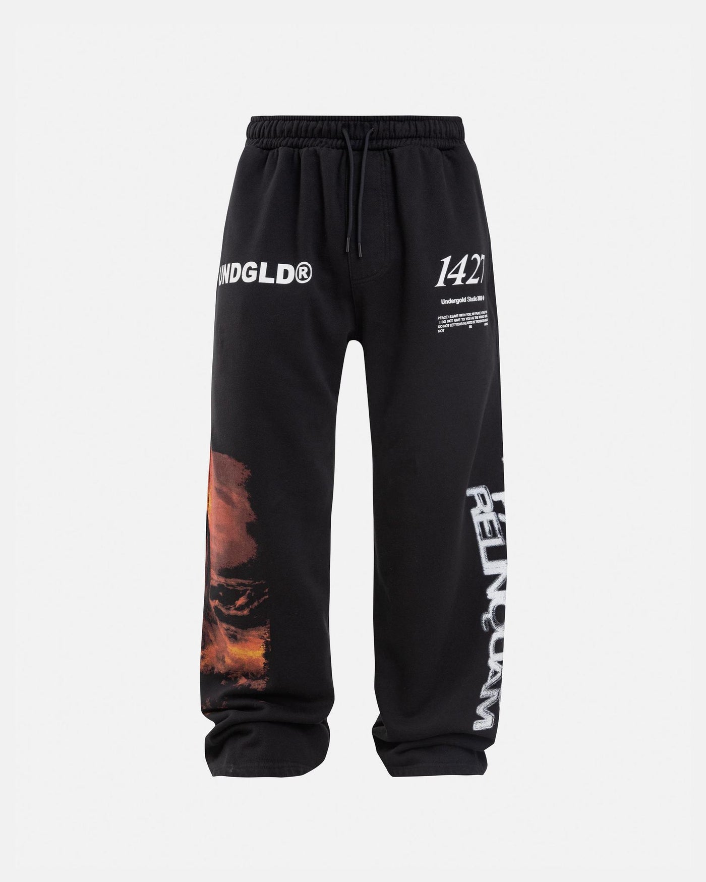 Undergold Gratia Plena Pax Sweatpant Black