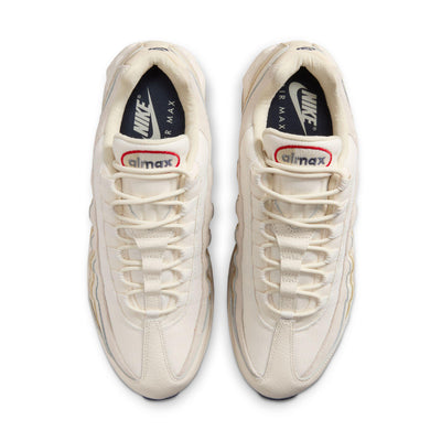 Nike Air Max 95 OG PRM Pale Ivory/University Red-Light Khaki-Sail