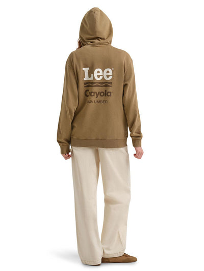 Lee x Crayola Hoodie Raw Umber