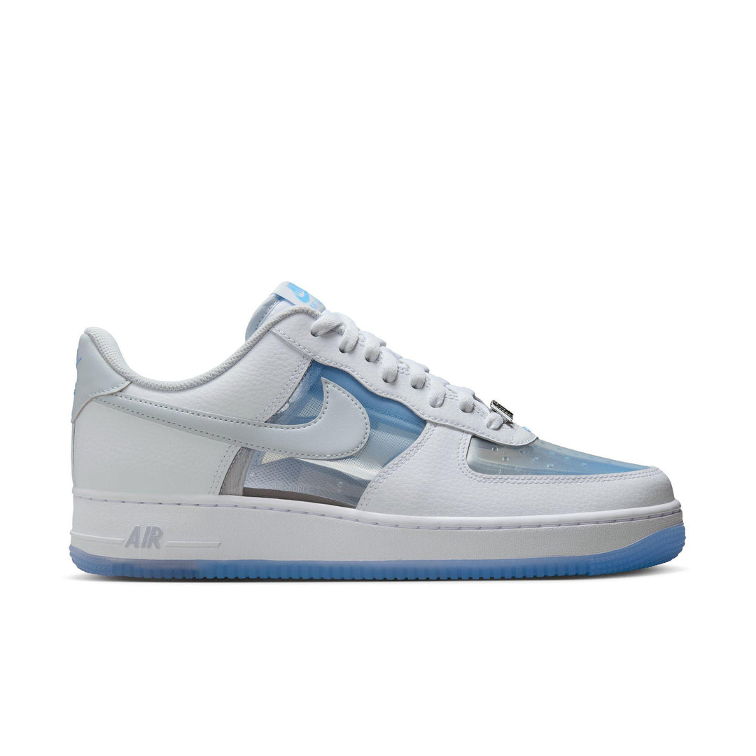 Nike Air Force 1 Retro White/Pure Platinum-University Blue  display picture 1