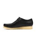 Clarks Wallabee Black Leather Embossed