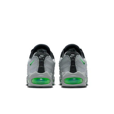 Nike Air Max 95 Big Kids' Shoes Light Smoke Grey/Black-Green Strike-White