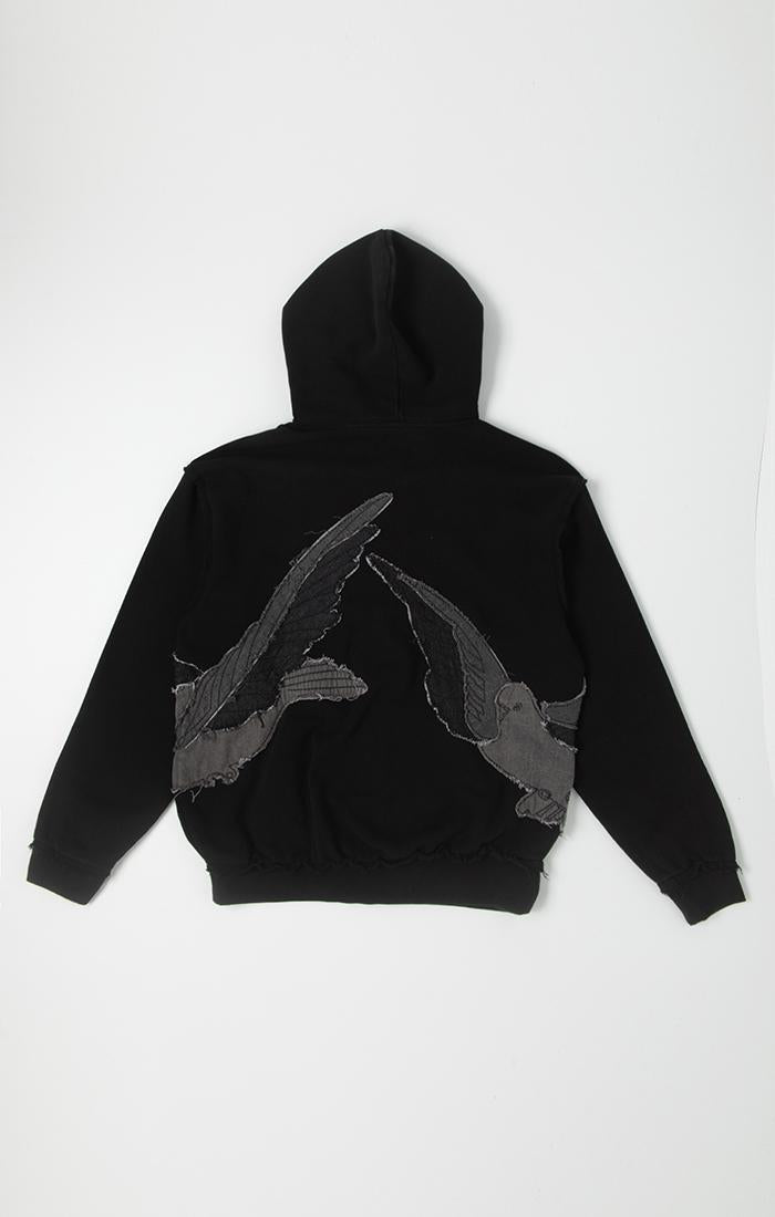 BLDG4 Night Hoodie Vintage Black