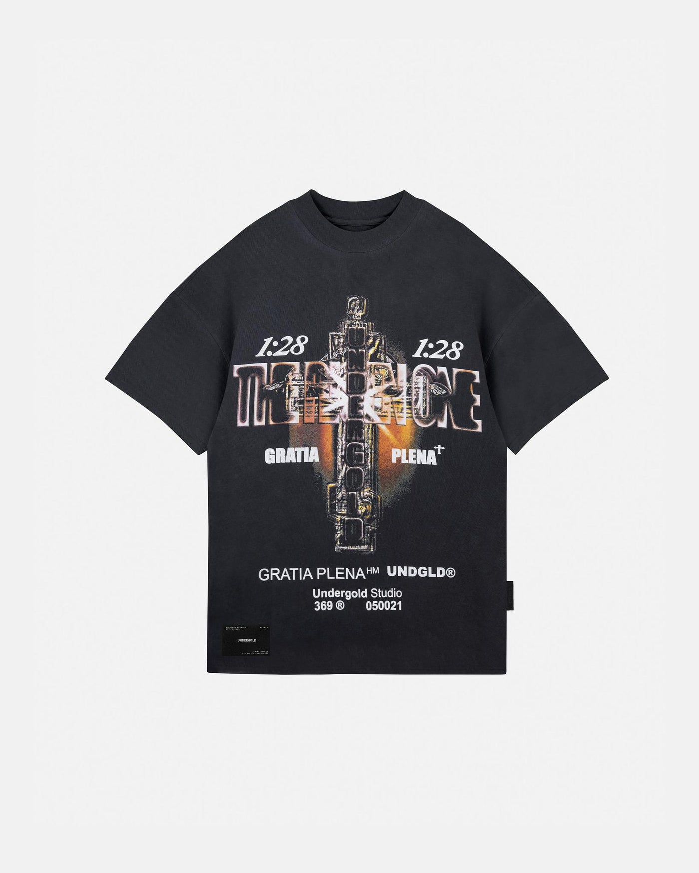 Undergold Gratia Plena The Risen One T-Shirt Vintage Black