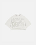 Undergold Agnus Dei Chrome Crop Top White