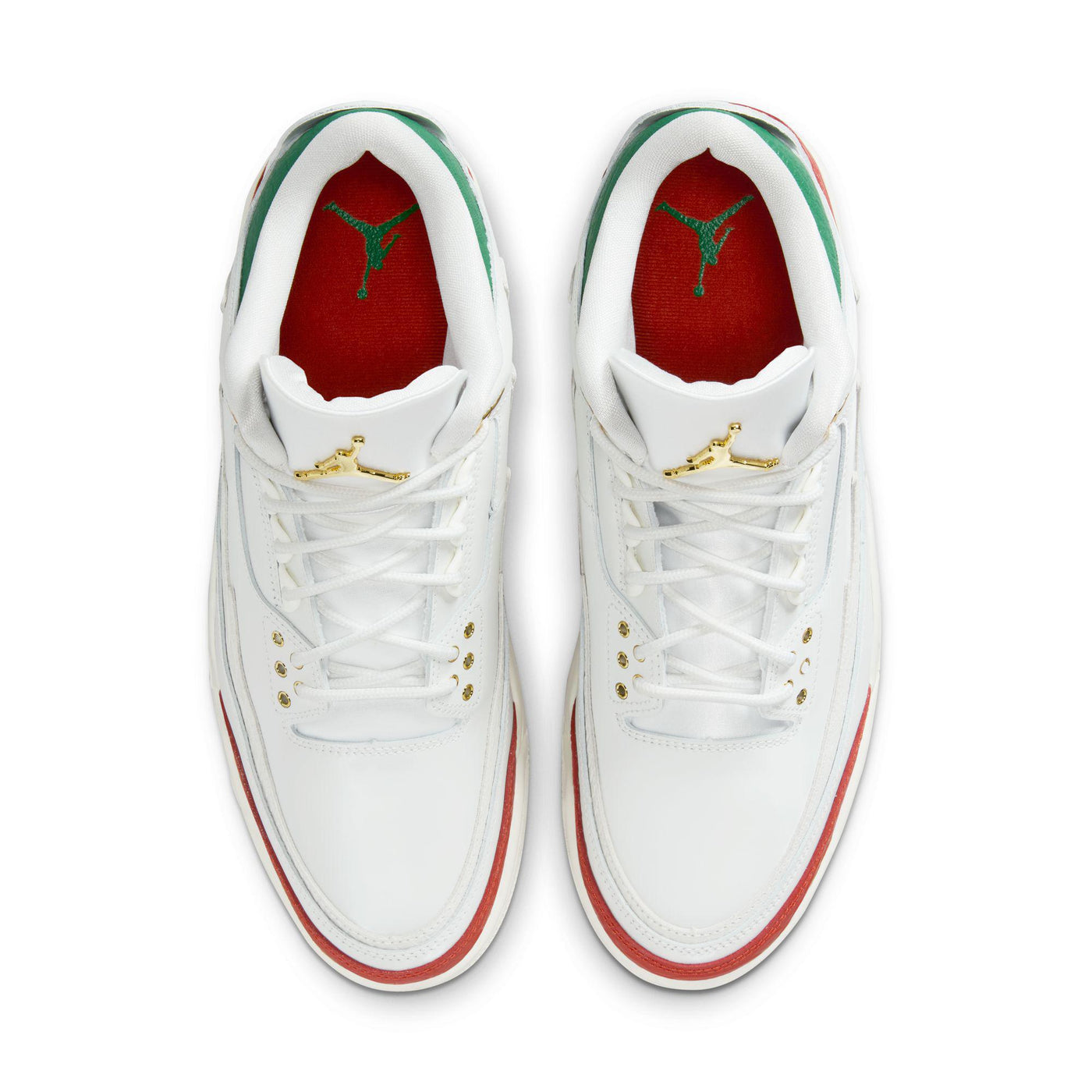 Air Jordan 3 Retro "El Vuelo" Summit White/Metallic Gold-Pine Green