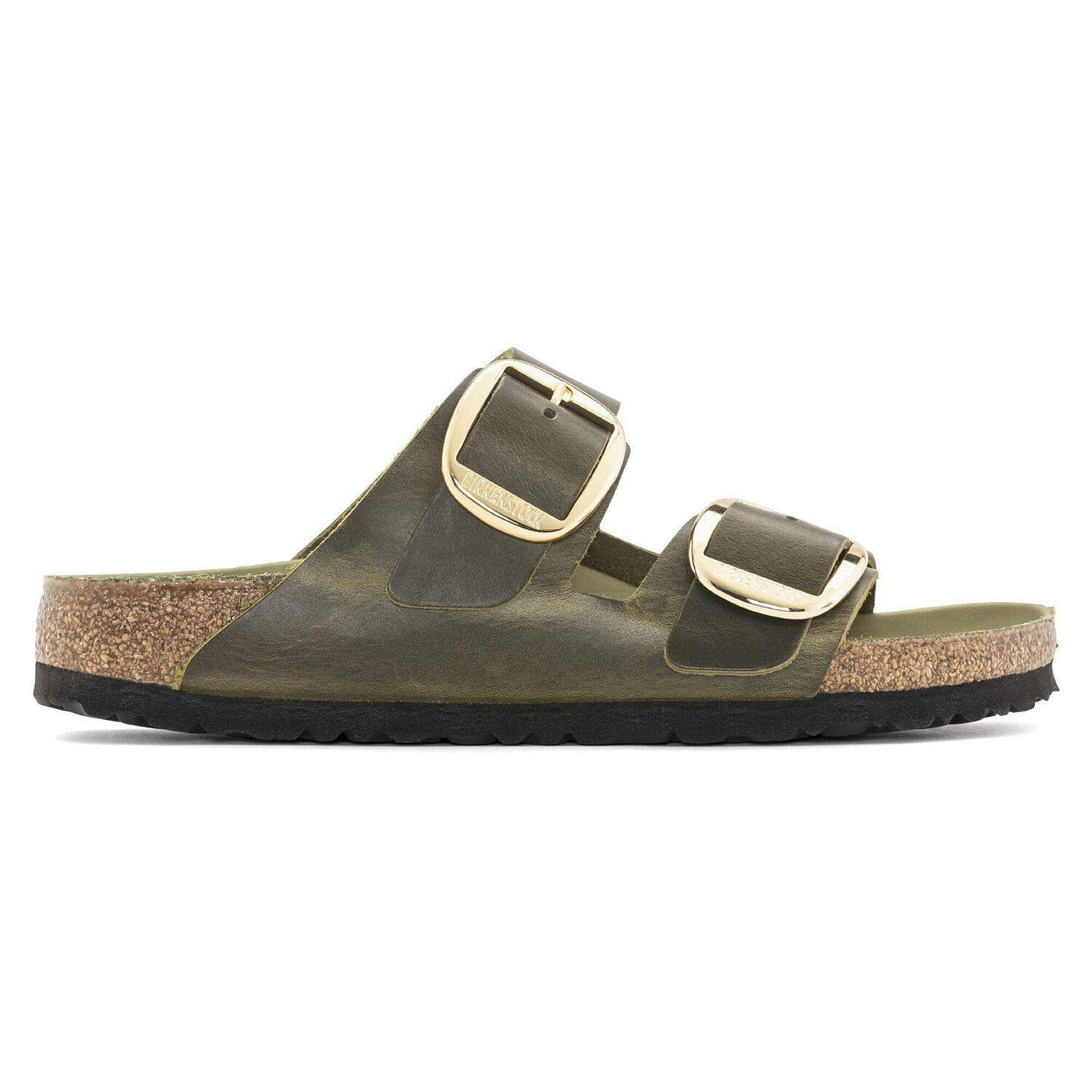 Birkenstock Arizona Big Buckle Oiled Leather Olive Green