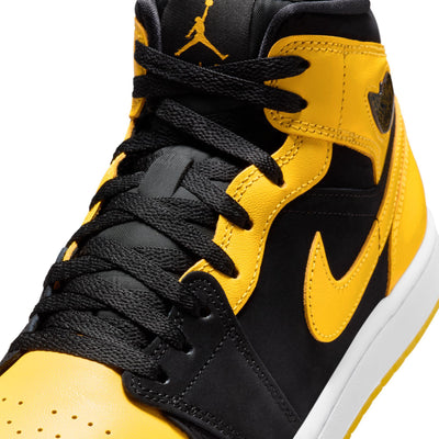 Air Jordan 1 Mid SE Black/Varsity Maize-White