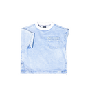 Nineteen87Denim Men's Oversized Denim T-Shirt