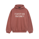 Fear of God Essentials Heavy Fleece Hoodie Crimson