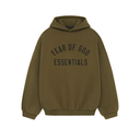 Fear of God Essentials Fleece Hoodie Olive