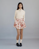 Head Golf Women's Knife Pleat Skirt Red-Botanical