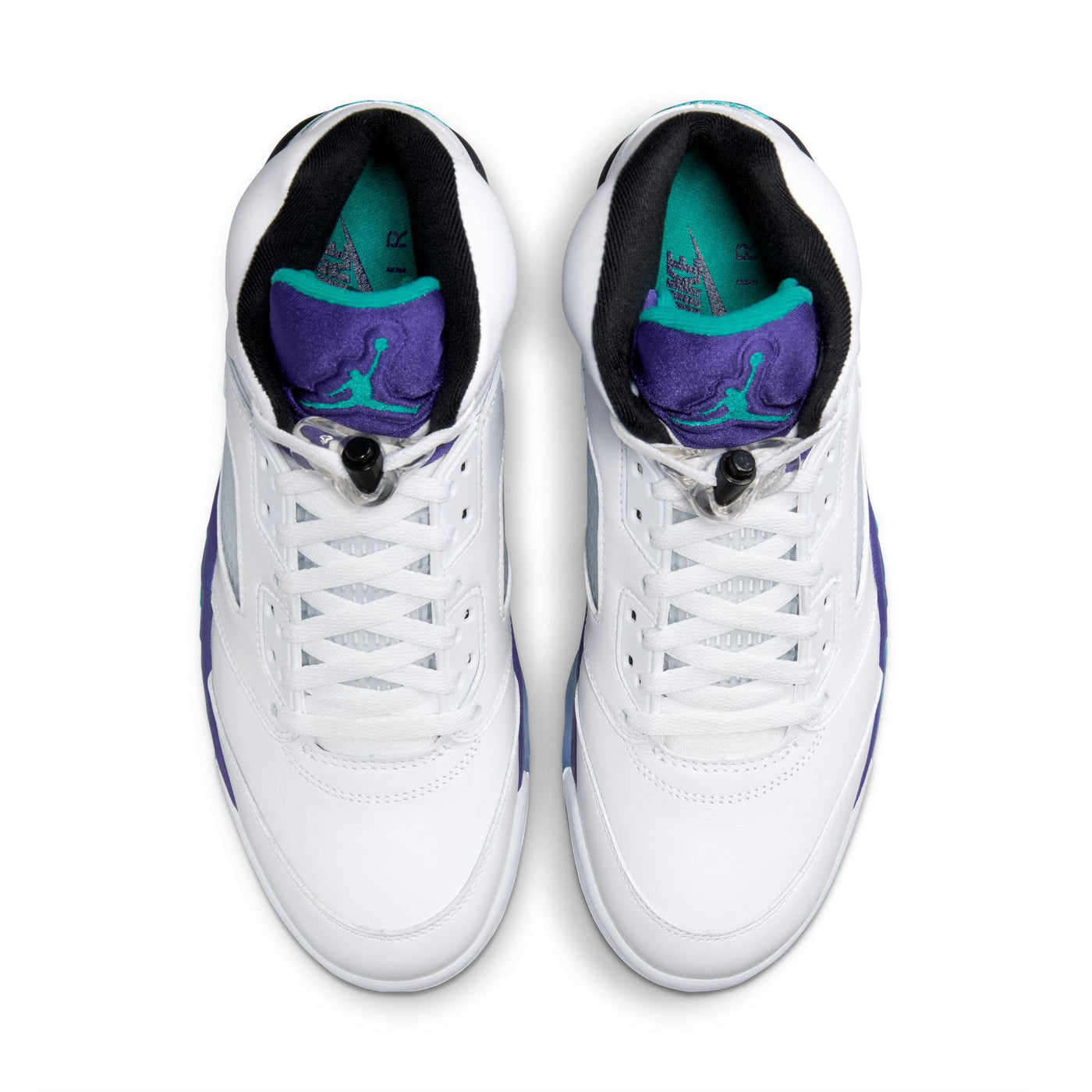 Air Jordan 5 Retro OG White/New Emerald-Grape Ice-Black