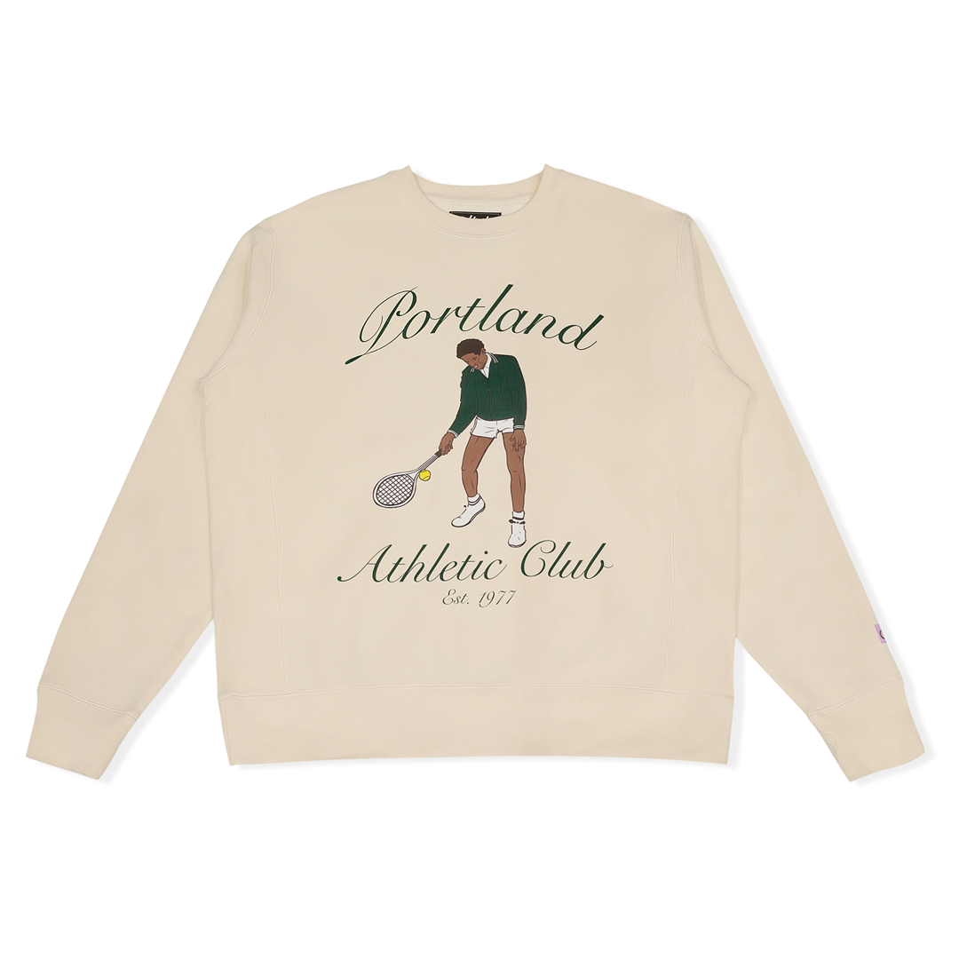 Hush Portland Athletic Club Crewneck Cream