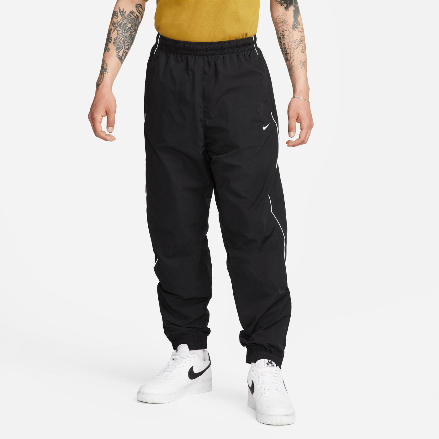 Nike Solo Swoosh Men's Track Pants Black