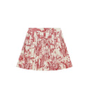 Head Golf Women's Knife Pleat Skirt Red-Botanical