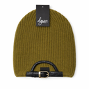 D.Grace Buckle-Back Beanie Army Green