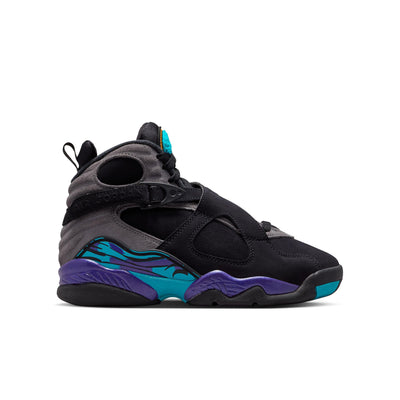 Air Jordan 8 Retro Big Kids' Shoes Black/Multi Color-Multi Color