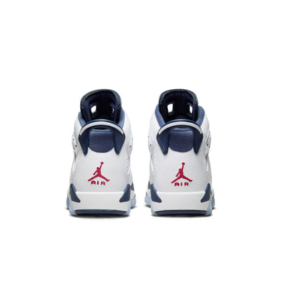 AIR JORDAN 6 RETRO "WHITE & MIDNIGHT NAVY" (YOUTH)