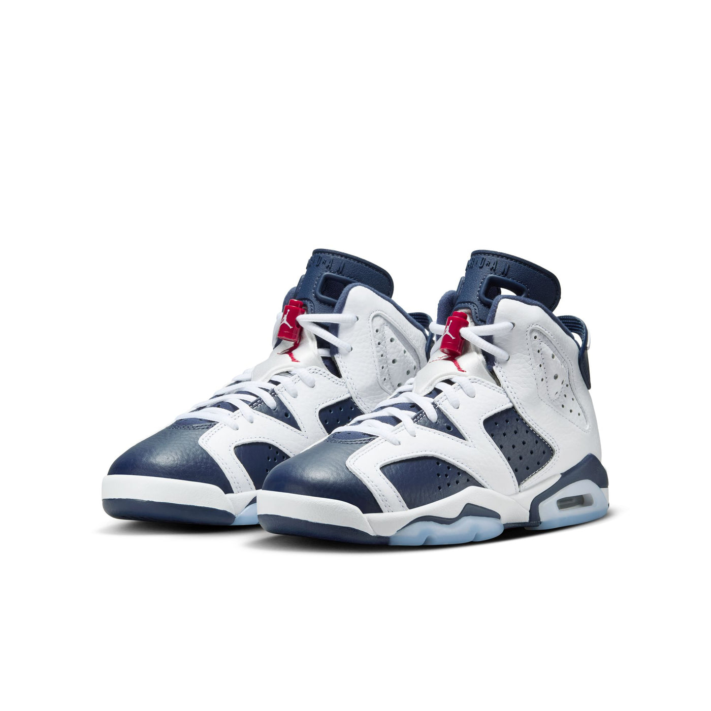 AIR JORDAN 6 RETRO "WHITE & MIDNIGHT NAVY" (YOUTH)