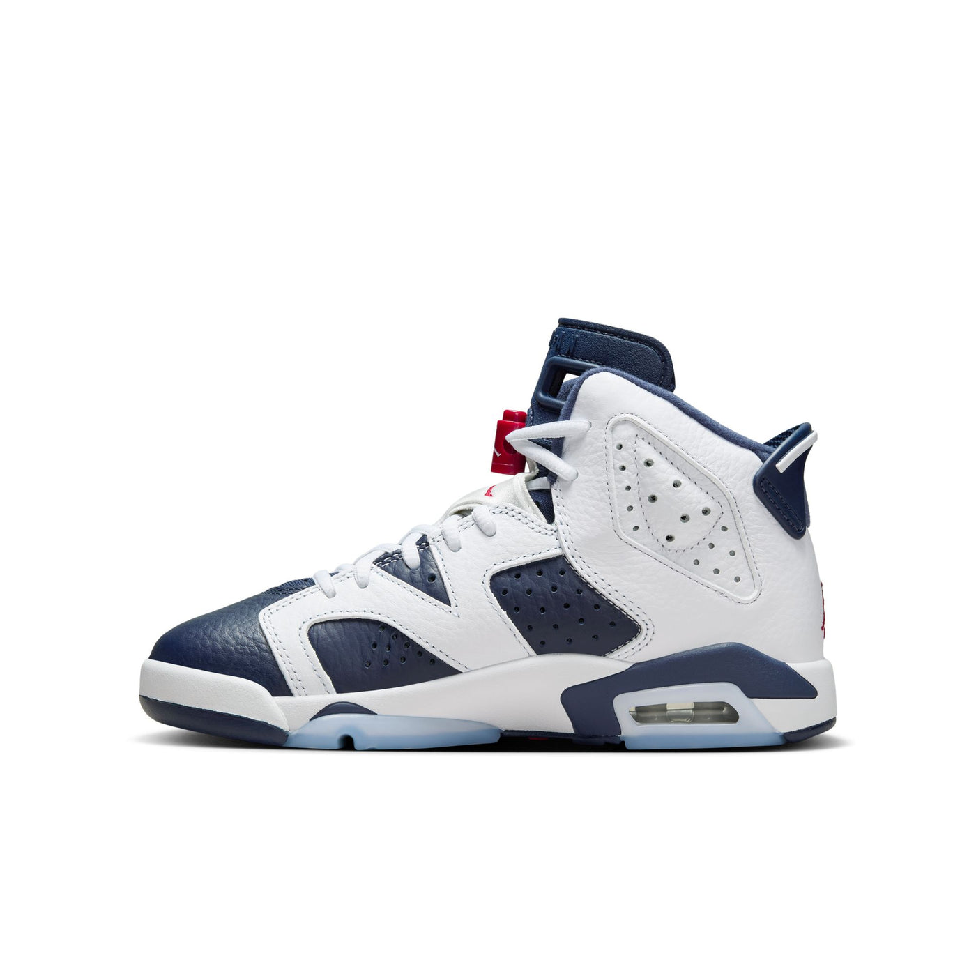 AIR JORDAN 6 RETRO "WHITE & MIDNIGHT NAVY" (YOUTH)