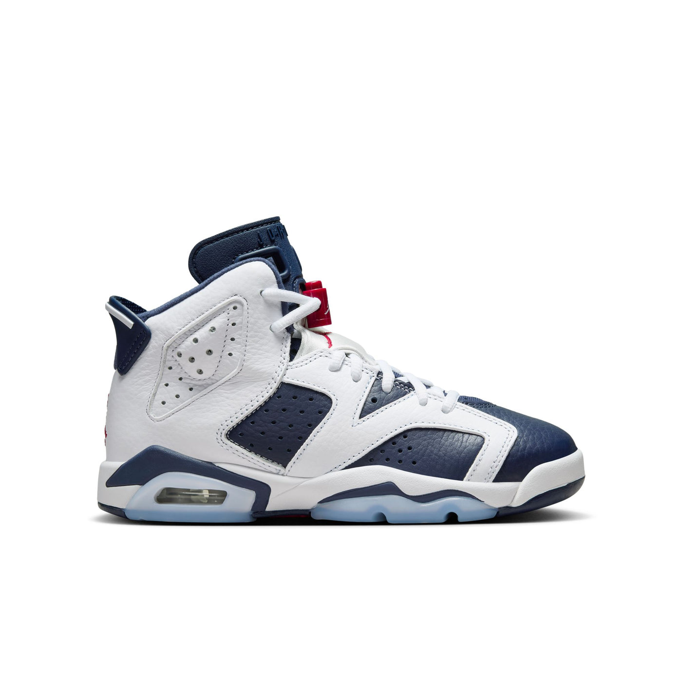 AIR JORDAN 6 RETRO "WHITE & MIDNIGHT NAVY" (YOUTH)