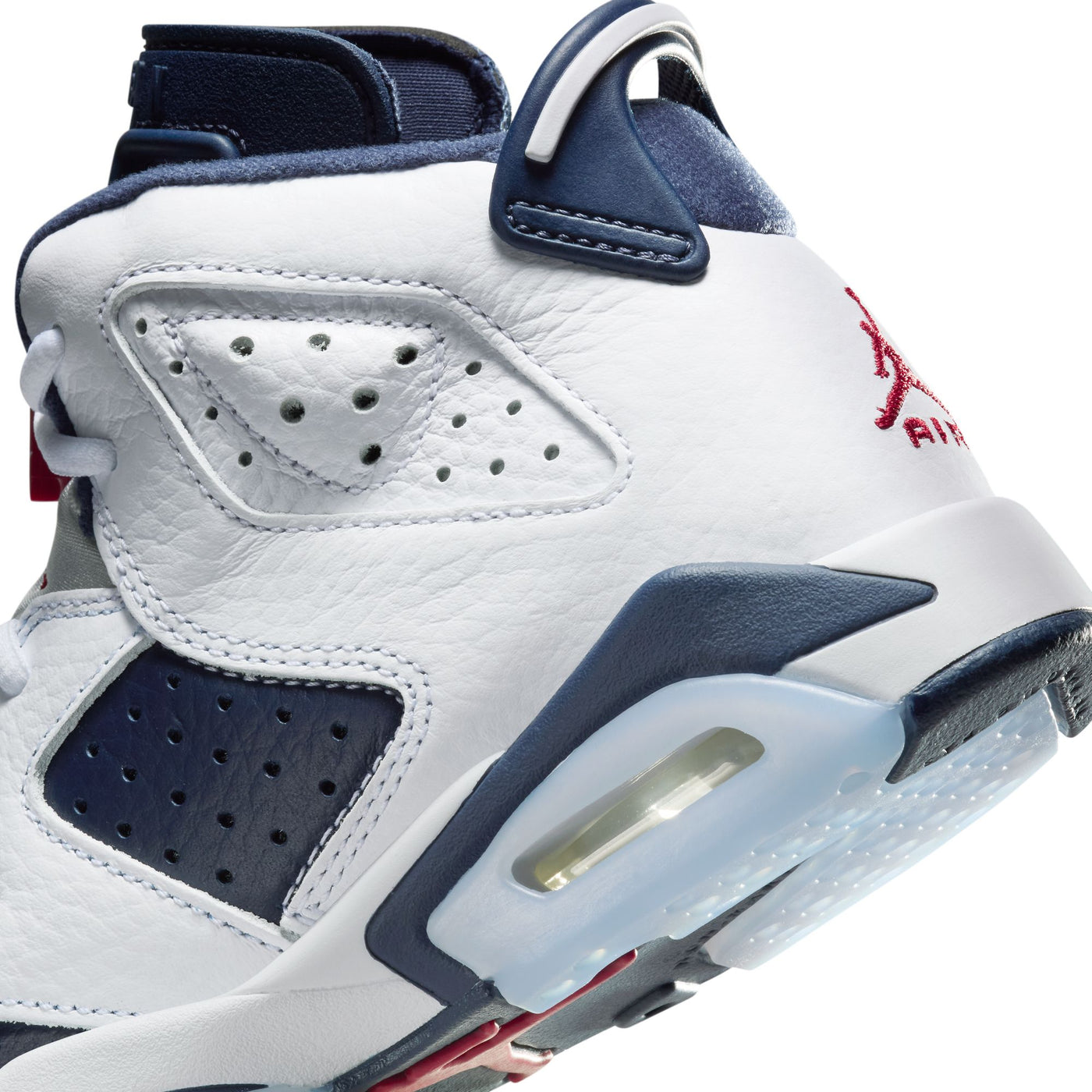 AIR JORDAN 6 RETRO "WHITE & MIDNIGHT NAVY" (YOUTH)