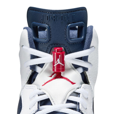 AIR JORDAN 6 RETRO "WHITE & MIDNIGHT NAVY" (YOUTH)