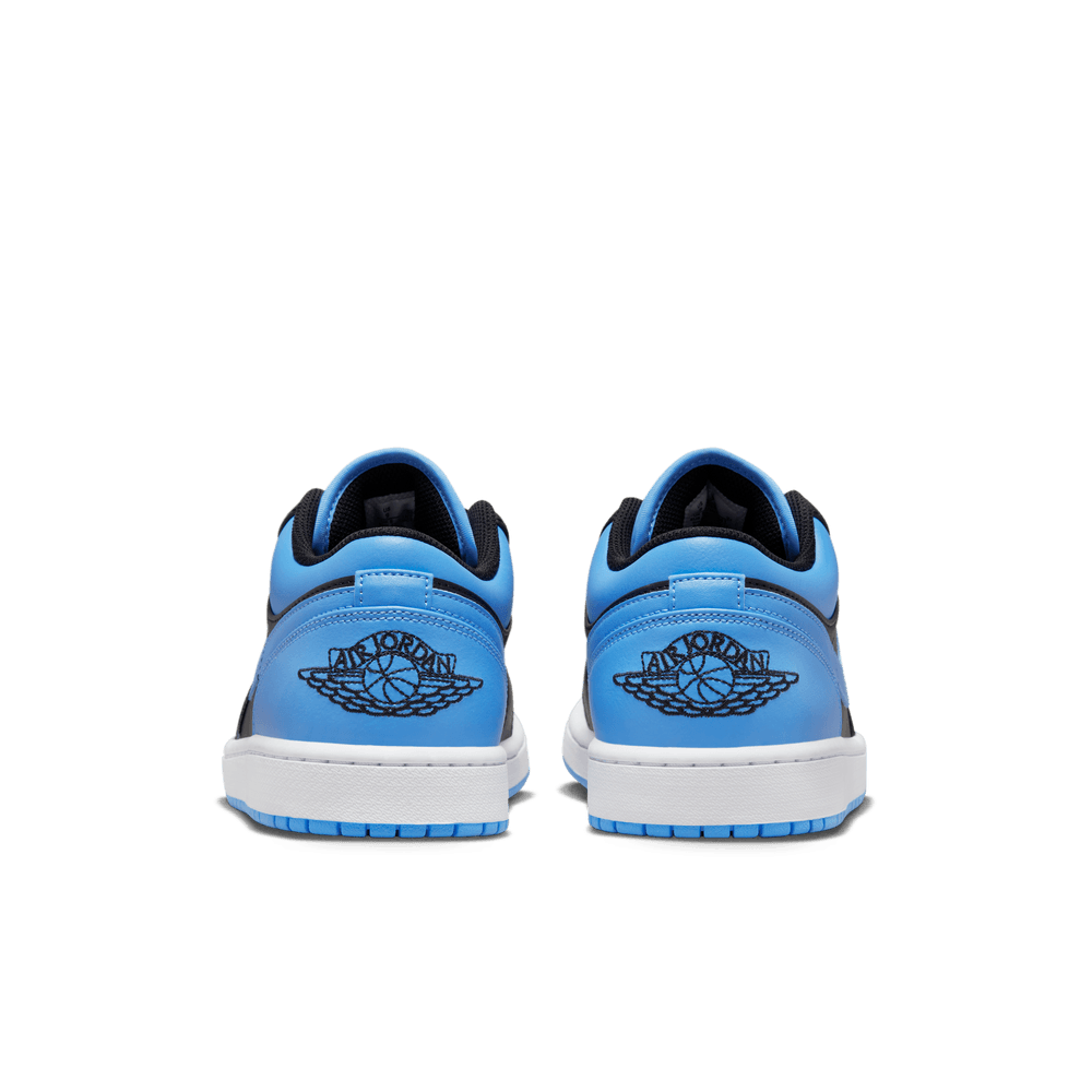 AIR JORDAN 1 LOW BLACK UNIVERSITY BLUE (MEN’S)