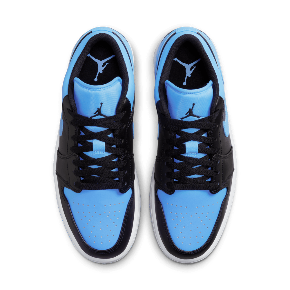 AIR JORDAN 1 LOW BLACK UNIVERSITY BLUE (MEN’S)