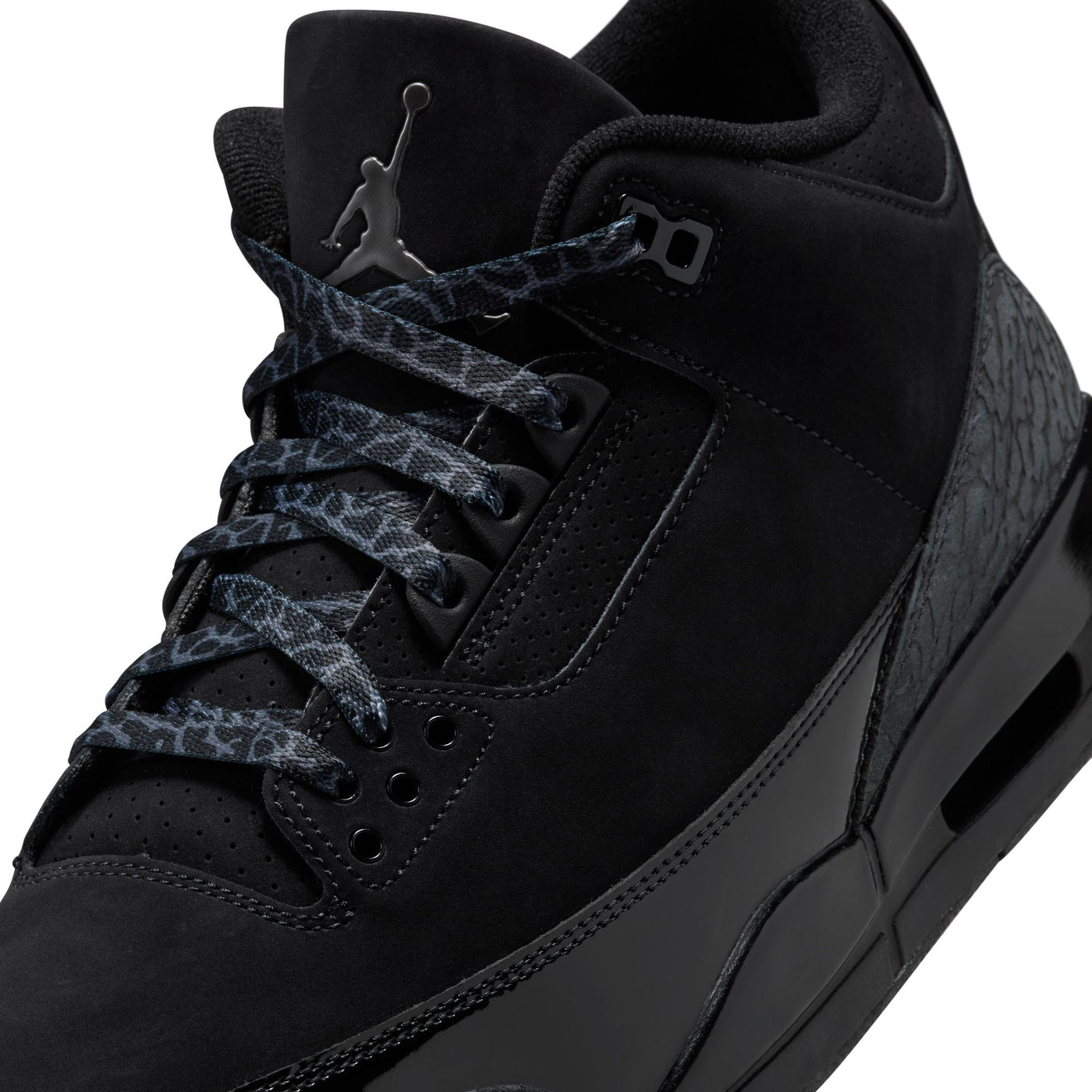 Air Jordan 3 Retro Black/Dark Charcoal-White