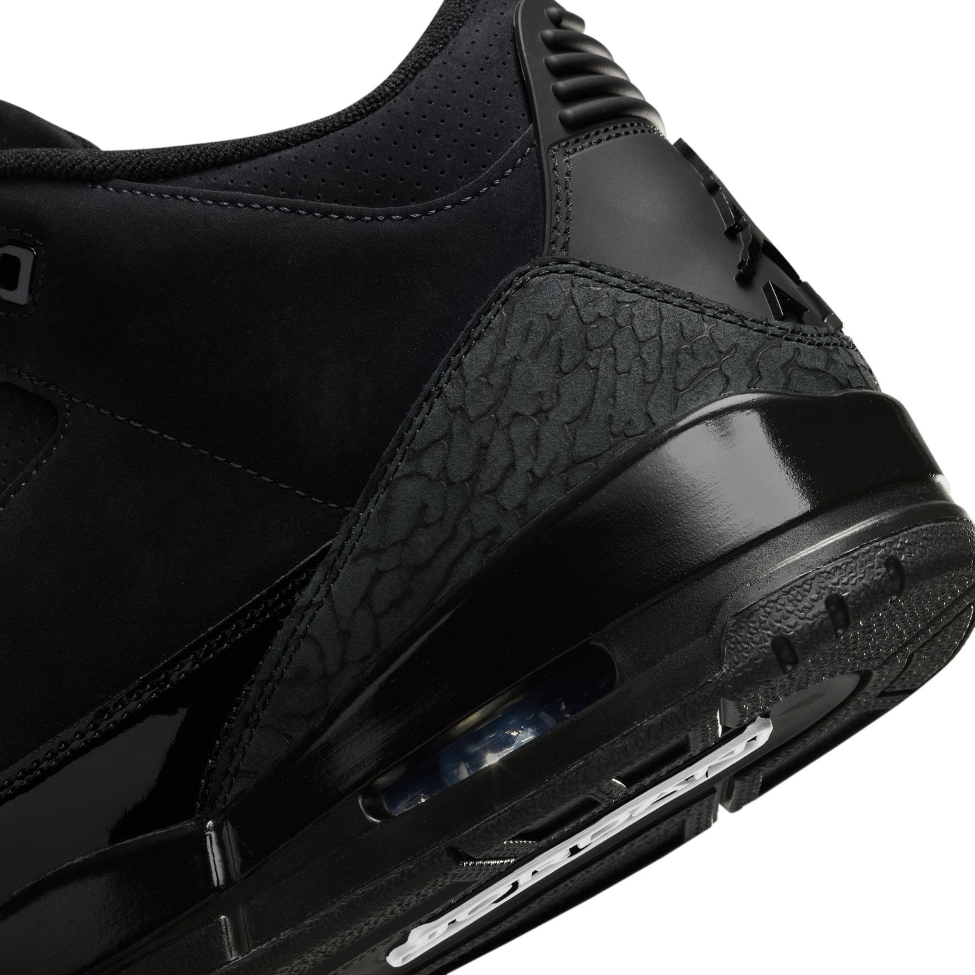 Air Jordan 3 Retro Black/Dark Charcoal-White