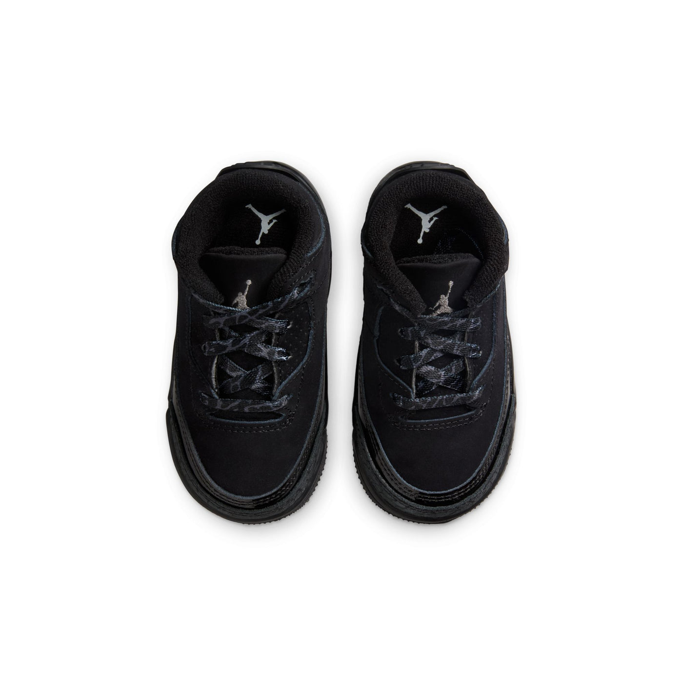 Jordan 3 Retro Baby/Toddler Shoes Black/Dark Charcoal-White