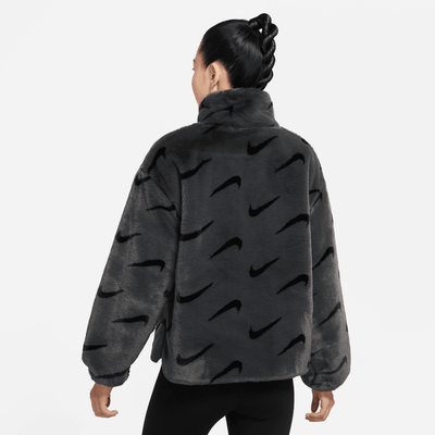 Nike Sportswear Plush Women's Printed Faux Fur Jacket
