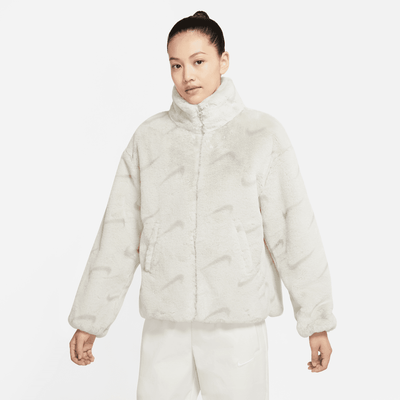 Women's Nike Printed Faux Fur Jacket