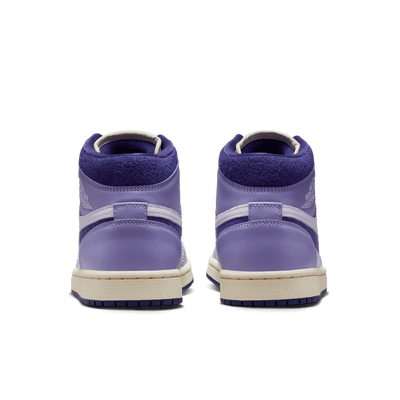 WOMENS AIR JORDAN 1 MID SE SKY J LT "PURPLE"