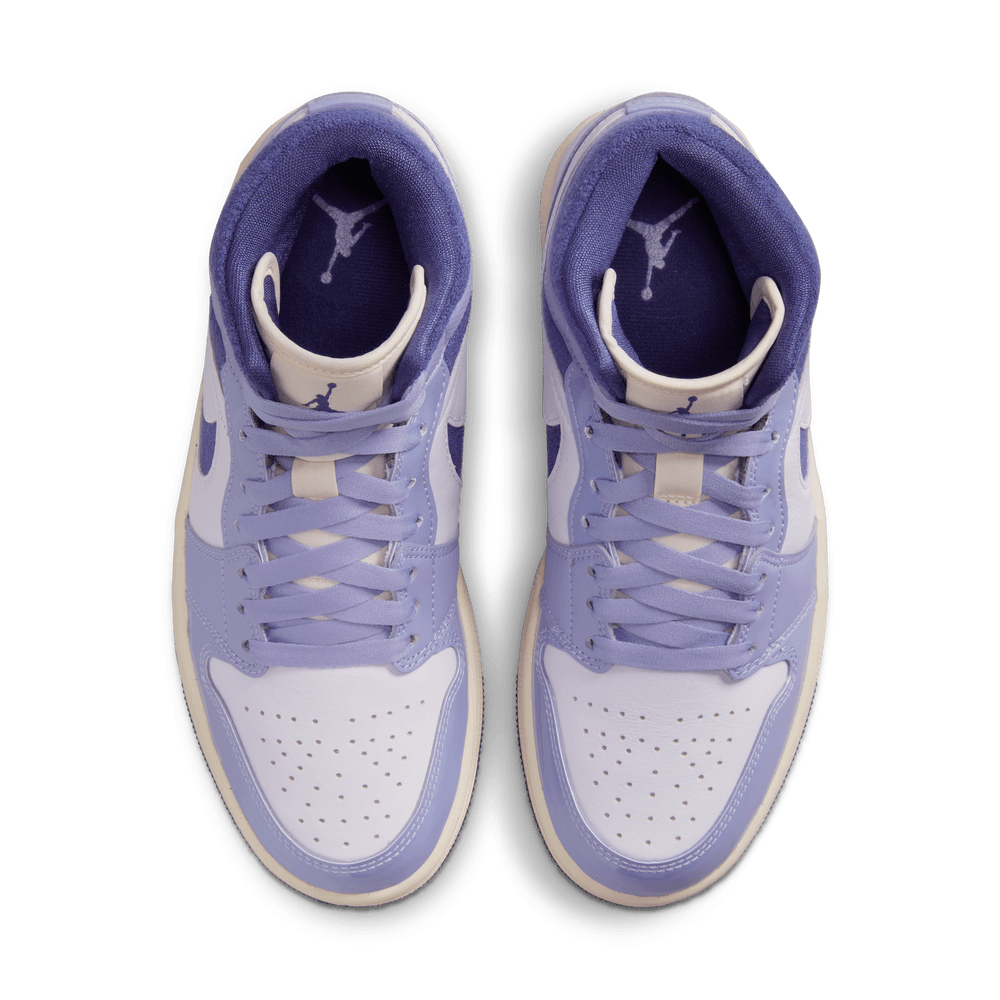 WOMENS AIR JORDAN 1 MID SE SKY J LT "PURPLE"