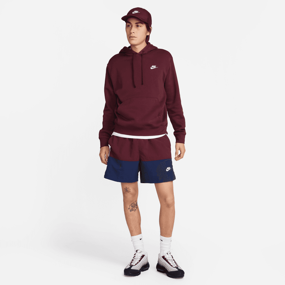 nike color block woven shorts