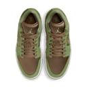 WOMENS AIR JORDAN 1 LOW SE BROWN KELP/SKY