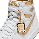 WOMENS AIR JORDAN 1 RETRO HIGH OG "METALLIC GOLD"