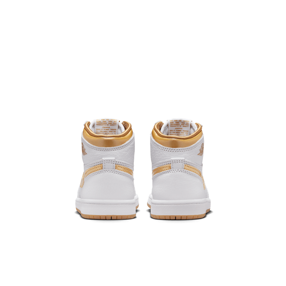 Jordan 1 Retro High OG Little Kids' Shoes "Metallic Gold"