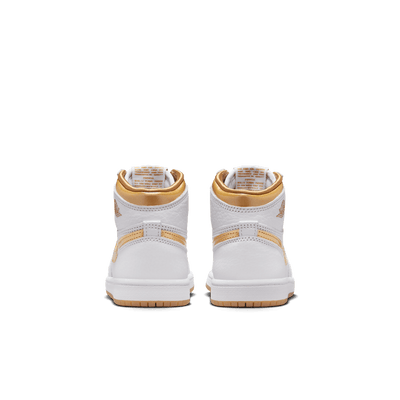 Jordan 1 Retro High OG Little Kids' Shoes "Metallic Gold"