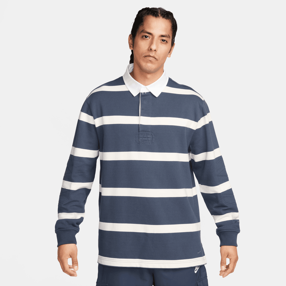 Men's Nike Striped Heavyweight Rugby Shirt(2 Colors)