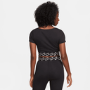 Womens Nike Sportswear Classic Swoosh Crop Black