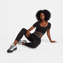 Womens Nike Sportswear Classic Swoosh Crop Black