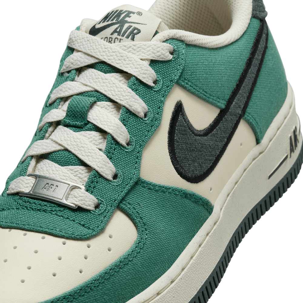 YOUTH NIKE AIR FORCE 1 07 LV8 VINTAGE GREEN Hush Life Boutique