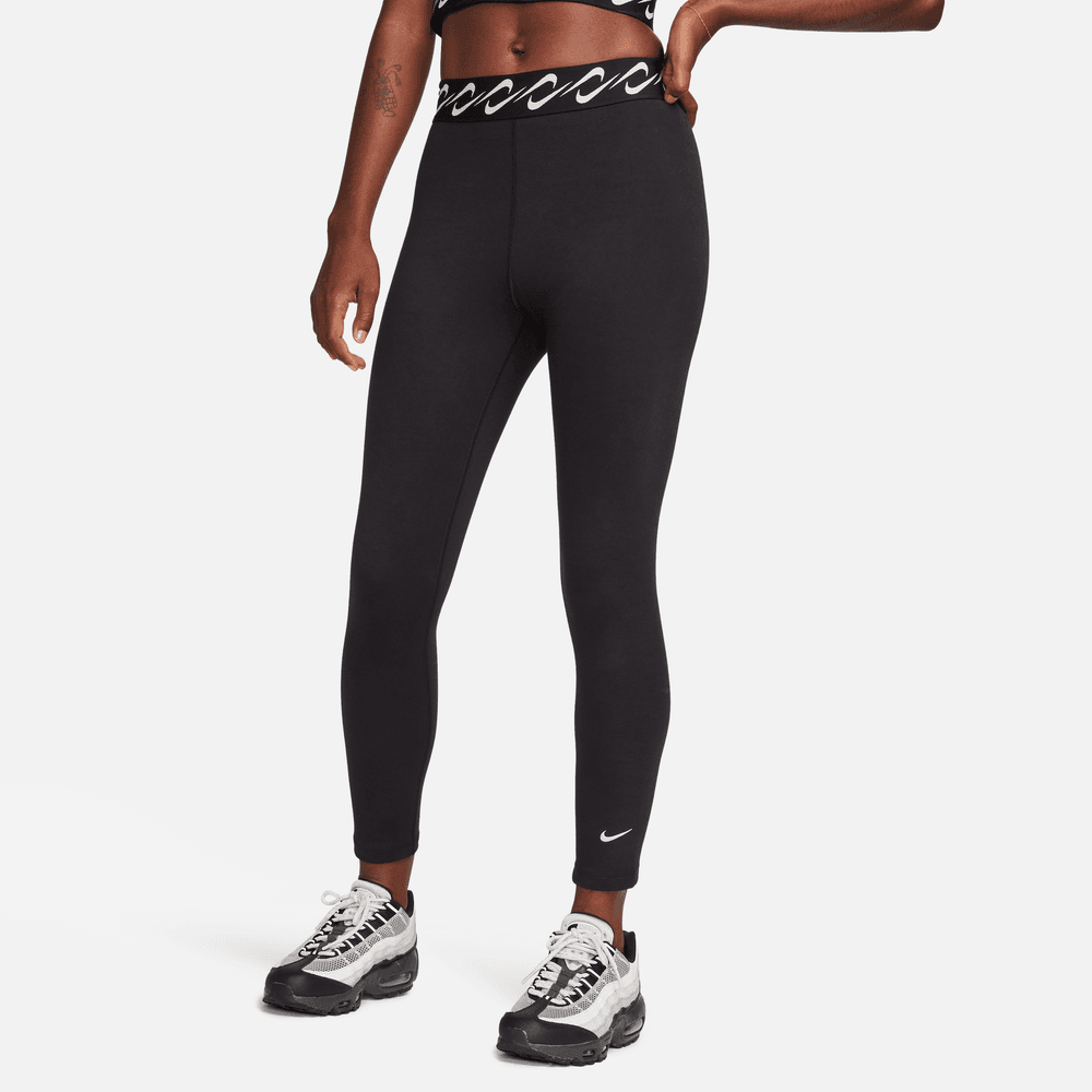 Womens Nike Sportswear Classic Swoosh 7/8 Leggings  Black